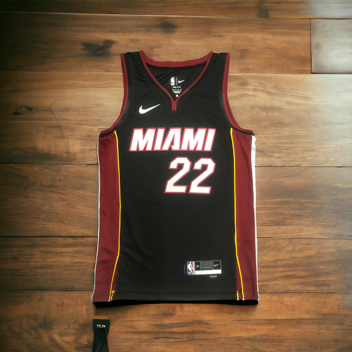Miami Jimmy Butler #22 Black Basketball Jersey Men Plus Size