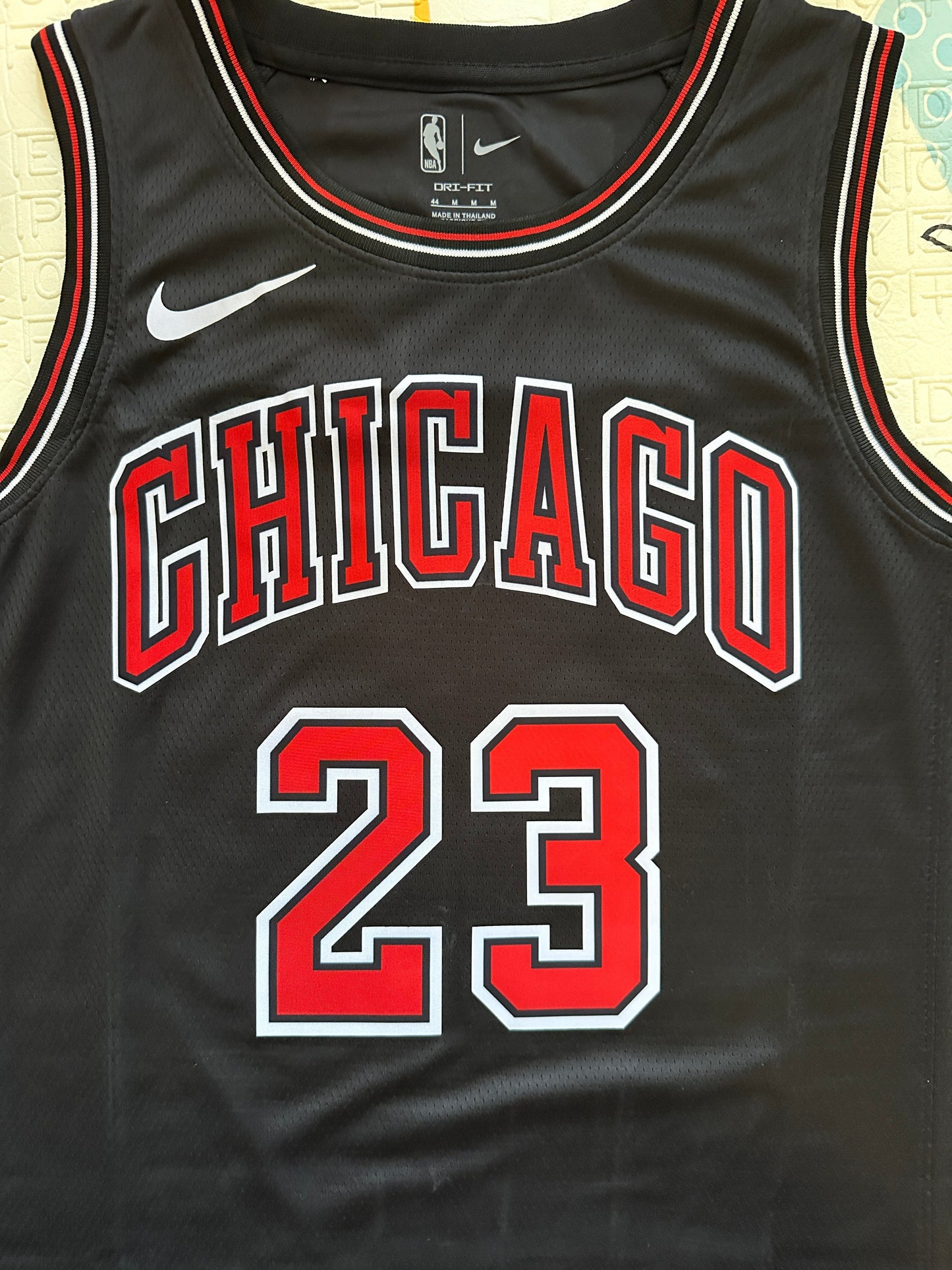 Chicago Michael Jordan #23 Black Retro Basketball Jersey Men Size
