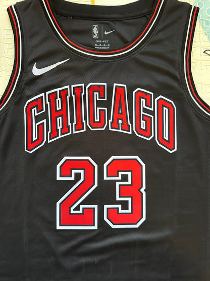 Chicago Michael Jordan #23 Black Retro Basketball Jersey Men Size