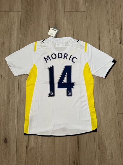 Tottenham 2009/10 Home Retro Soccer Jersey – Luka Modric #14 – White – Men’s