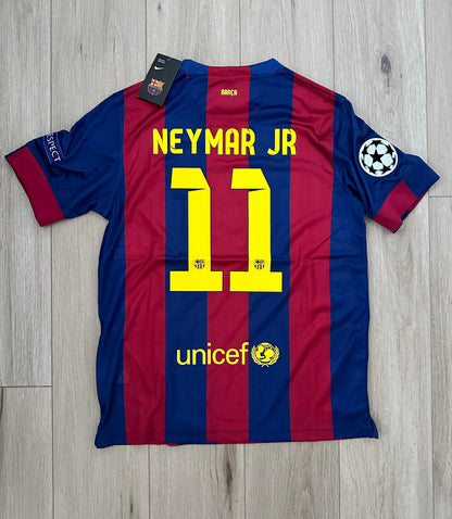 Soccer Jersey Barcelona 2015 Final UEFA Neymar Jr #11  Regular Size Blaugrana
