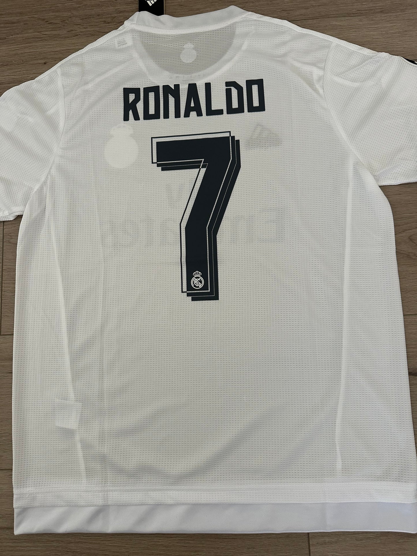 Real Madrid Cristiano Ronaldo #7 Soccer Jersey 2016 Home White Men
