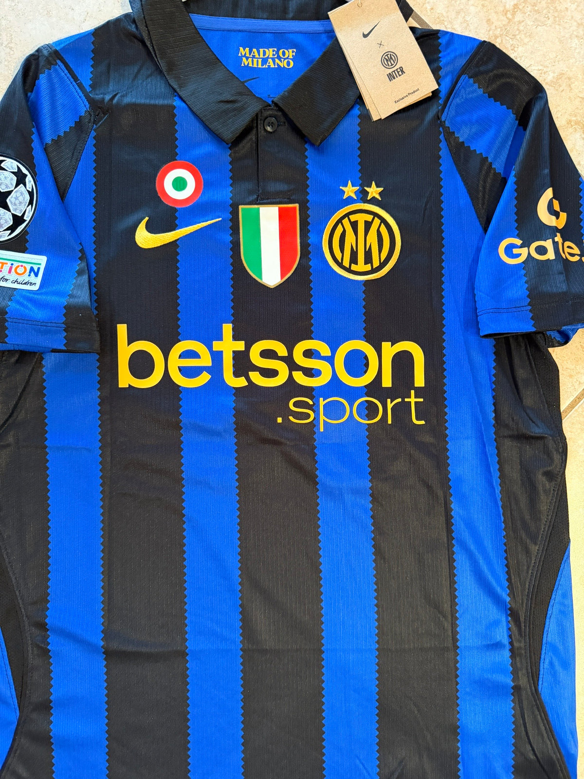 Inter Milan Lautaro Martinez #10 2026/27 Home Blue Black Soccer Jersey Champions Men
