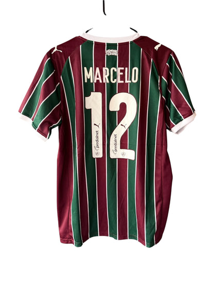 Fluminense Marcelo #12 2026/27 Home Red Green Soccer Jersey Men Size