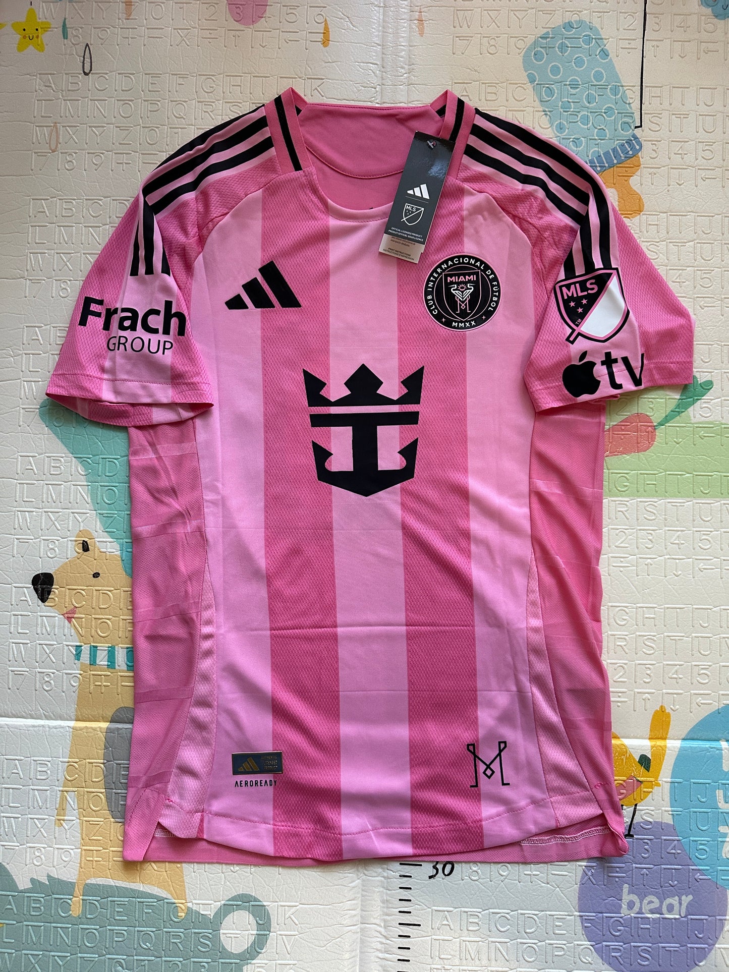 Inter Miami Messi #10 2025 Home Pink Soccer Jersey Men