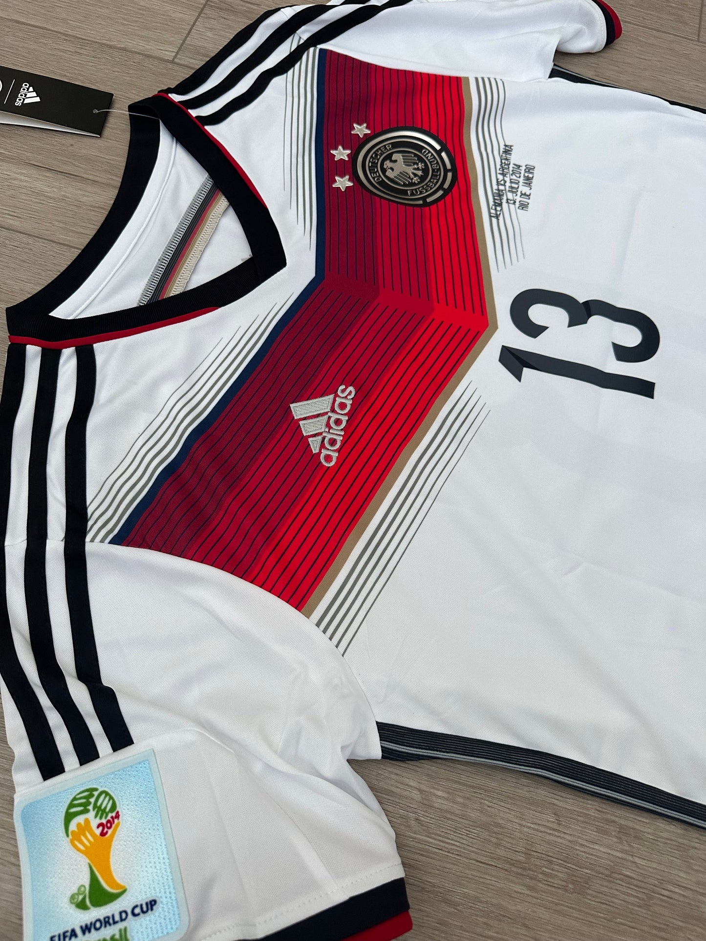 Germany 2014 Home Retro Soccer Jersey – Thomas Muller #13 – World Cup – Men’s