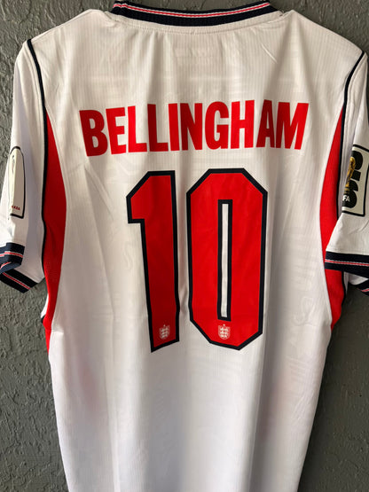 England 2026 Home Soccer Jersey – Jude Bellingham – White – Men’s