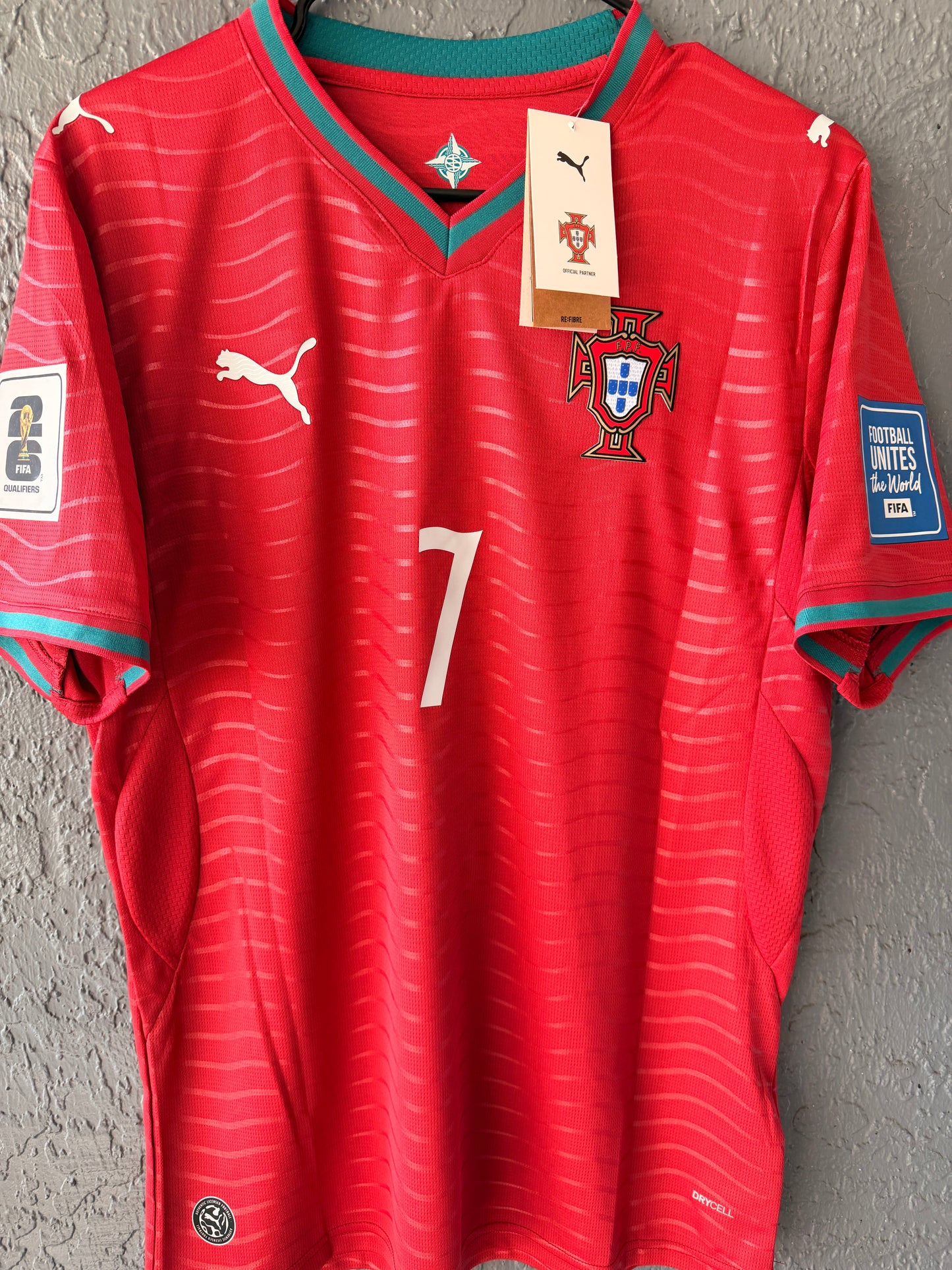 Portugal Cristiano Ronaldo #7 2026 Home Red Soccer Jersey Men