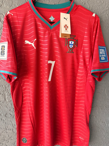Portugal Cristiano Ronaldo #7 2026 Home Red Soccer Jersey Men