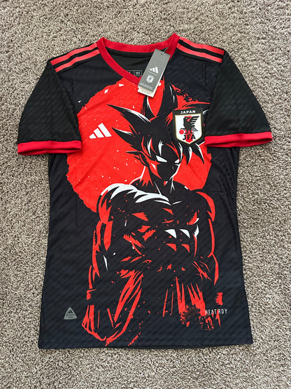 Japan Anime Soccer Jersey Special Edition Dragon Ball Z Goku Frieza Black