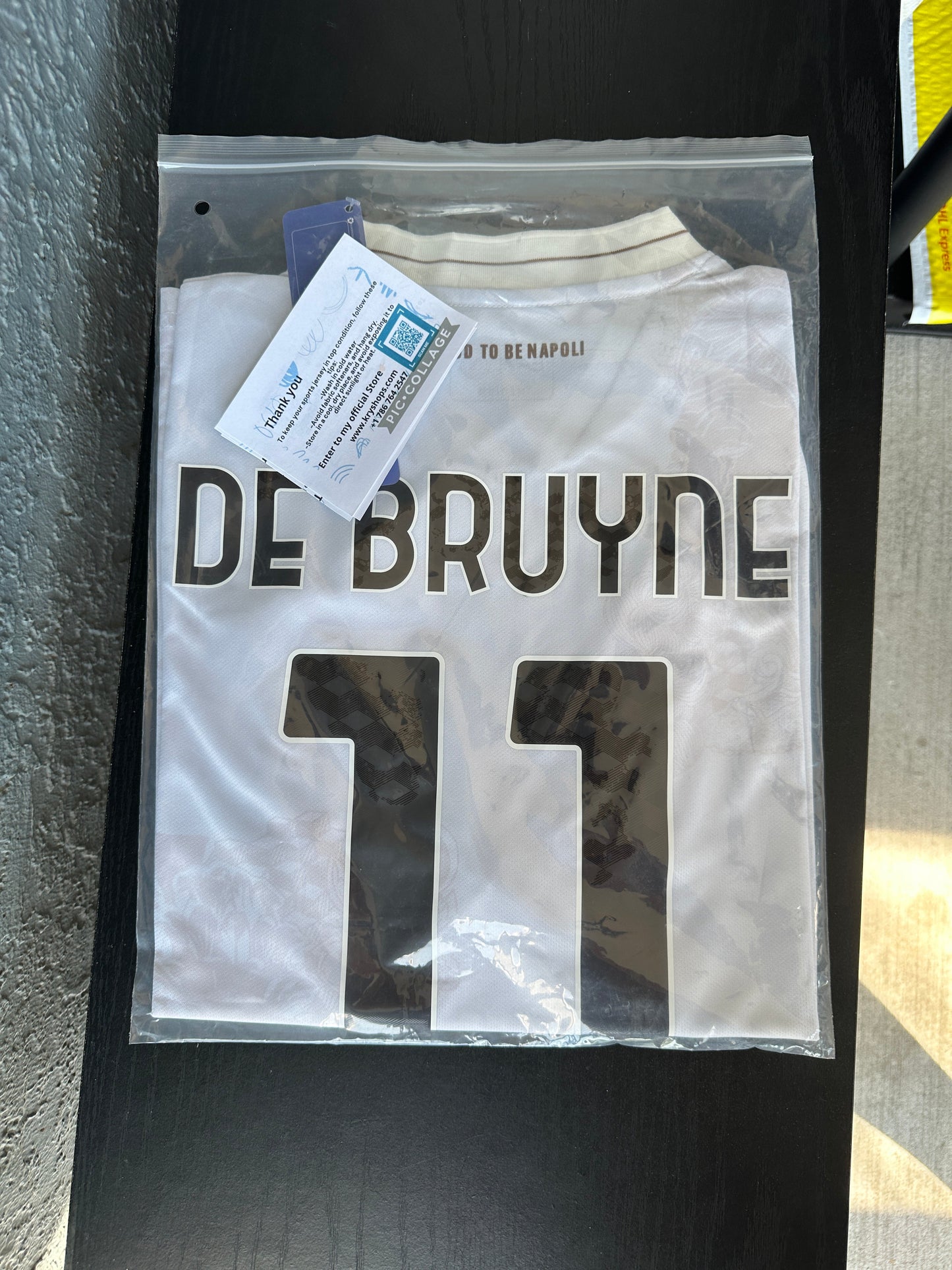 Napoli De Bruyne Soccer Jersey Away 2025/2026 Calcio