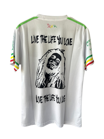 Bob Marley Special Edition White Soccer Style Jersey Men 2025