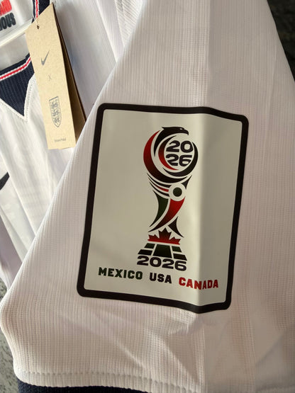 England 2026 Home Soccer Jersey – Jude Bellingham – White – Men’s