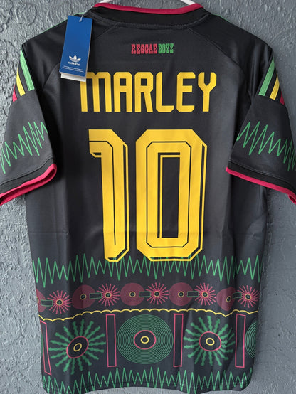 Jamaica Bob Marley 2026 Special Edition Black Soccer Jersey Men