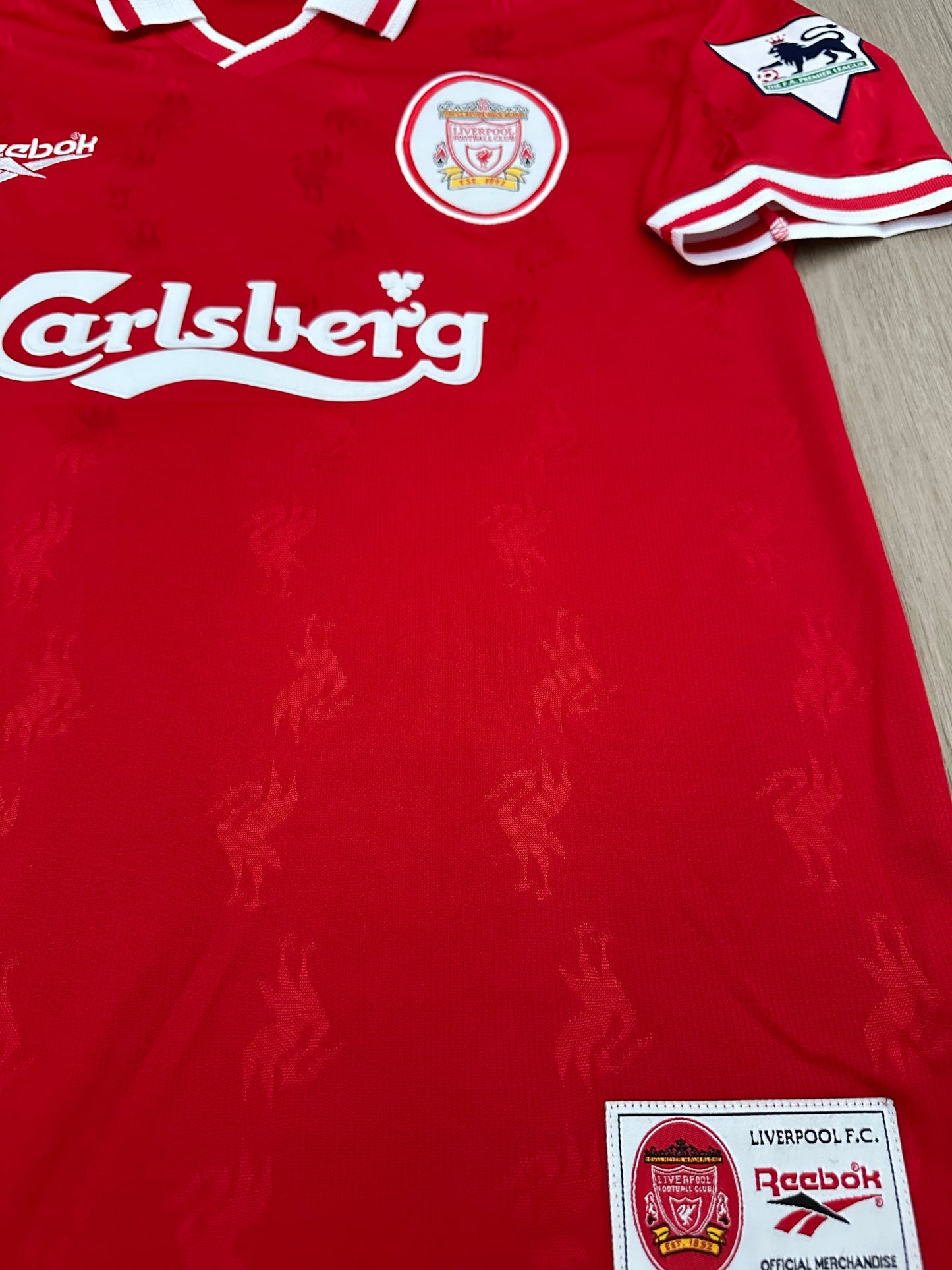 Liverpool Retro 96/97 Robbie Fowler #23 Red Soccer Jersey Men