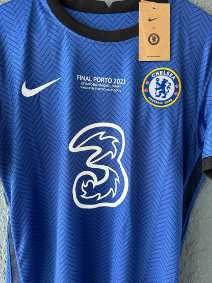 Chelsea Pulisic Soccer Jersey Final Champions 2021 Home Blue