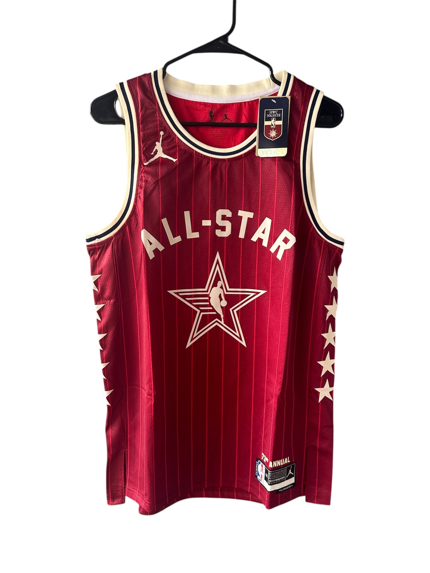 LeBron James #23 Red All-Star Game Basketball Jersey Men