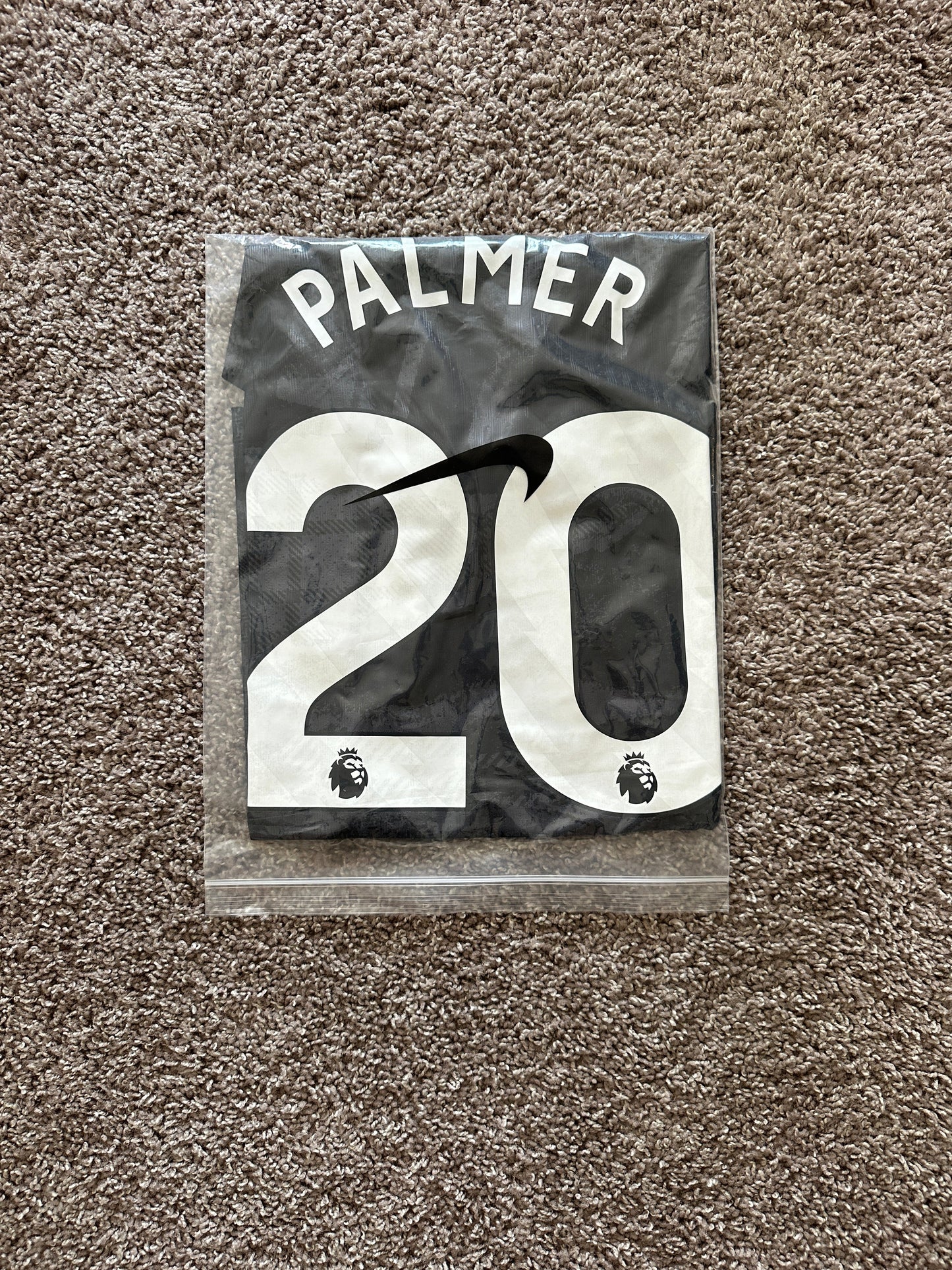 Chelsea Cole Palmer 2024/25 Soccer Jersey Black Men size Player Version