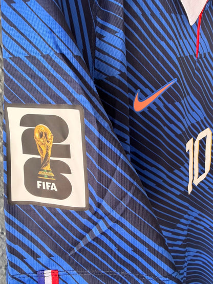 France Kylian Mbappe #10 2026 Blue Soccer Jersey Men