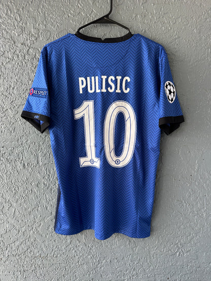 Chelsea Pulisic Soccer Jersey Final Champions 2021 Home Blue
