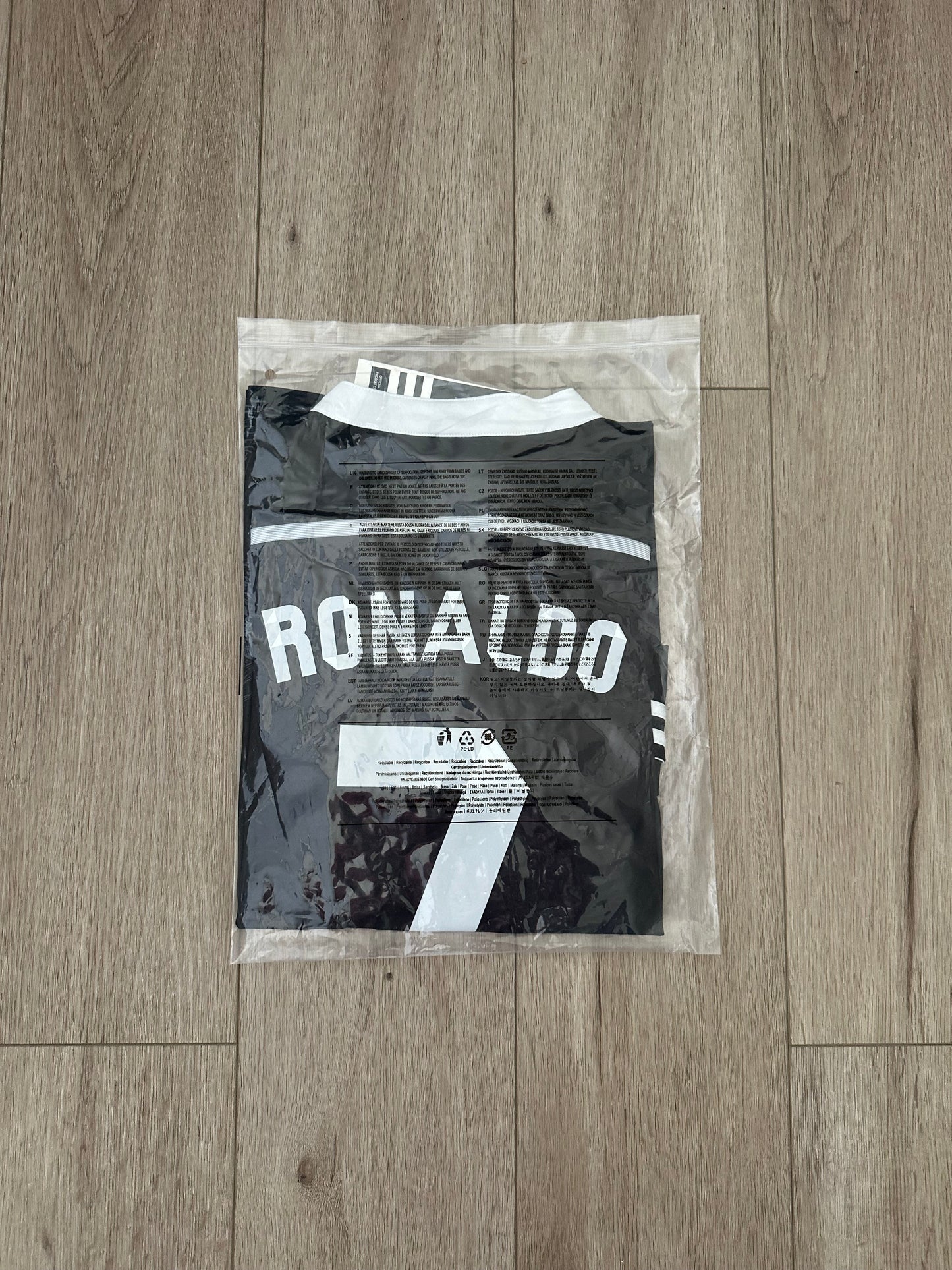 Real Madrid Cristiano Ronaldo CR7 #7 2014 Black Away Long Sleeve Soccer Jersey Men Dragon