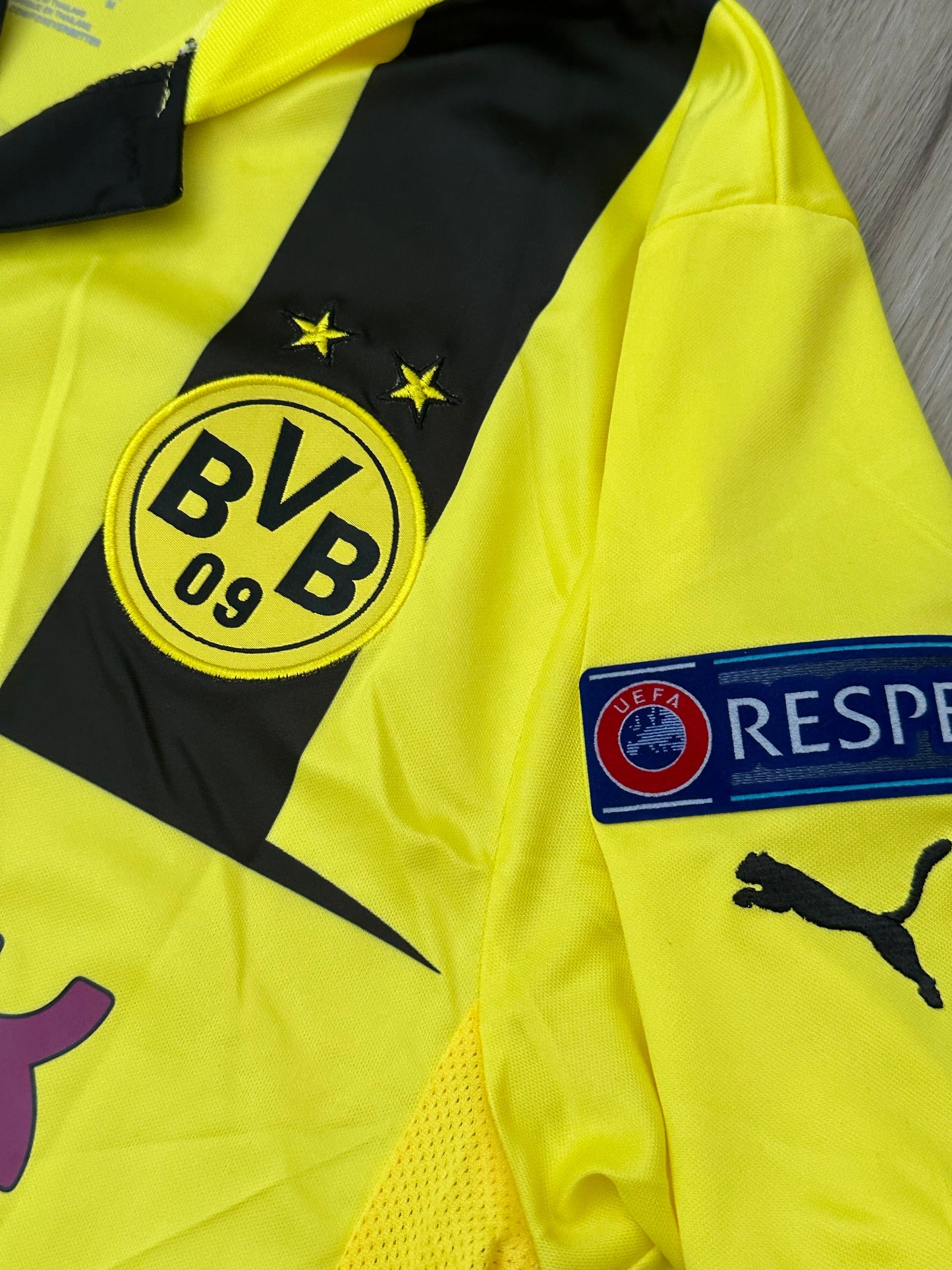 Borussia Dortmund Marco Reus #11 2011/12 Yellow Retro Soccer Jersey Men