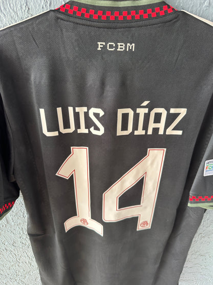 Bayern Munich Jersey Luis Diaz Black Away