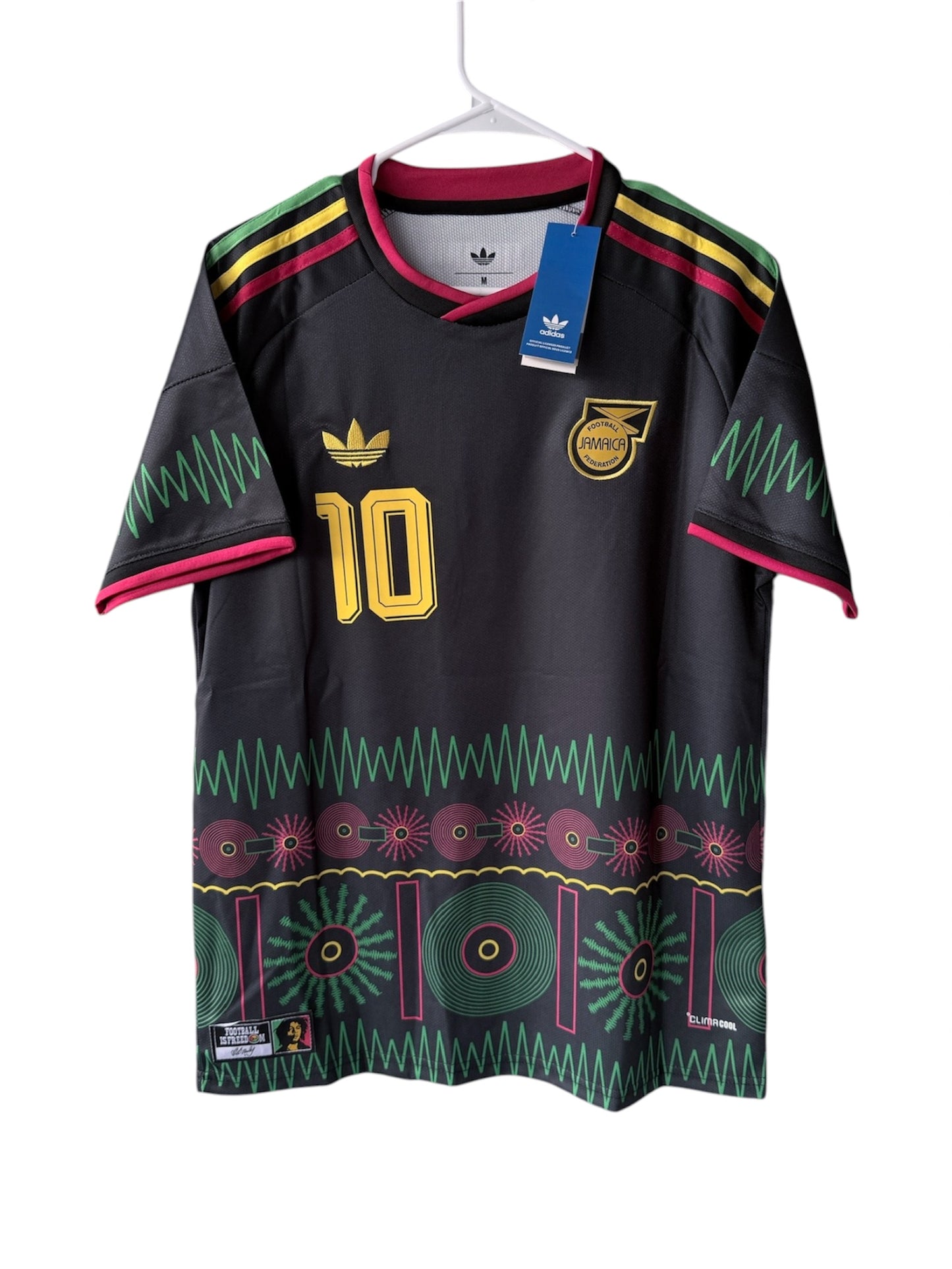 Jamaica Bob Marley 2026 Special Edition Black Soccer Jersey Men