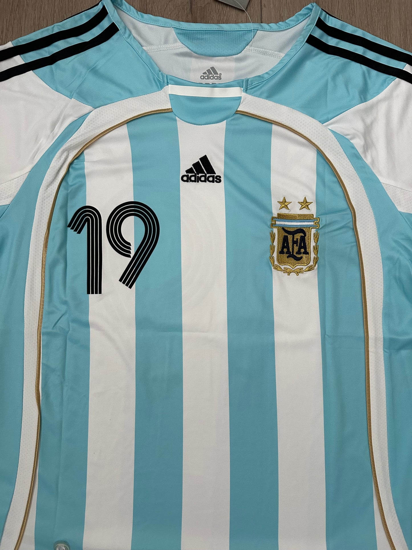 Argentina 2006 Home Retro Soccer Jersey – Lionel Messi #19 – Men’s