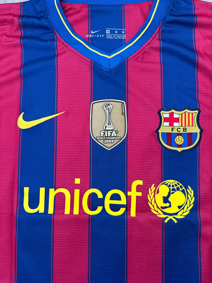 Barcelona Retro Jersey 2009/2010 Home Liga UCL – Messi – Men’s