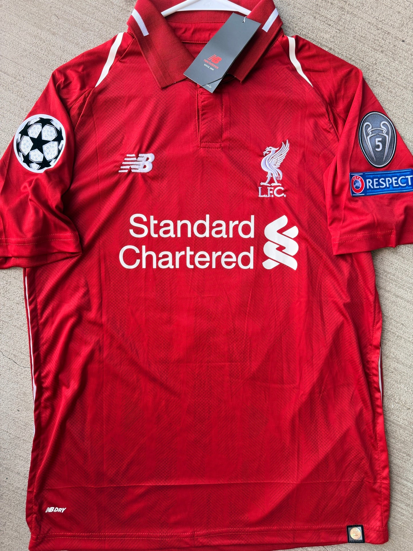 Liverpool Sadio Mane #10 2019 Home Red Soccer Jersey Champions Men Size