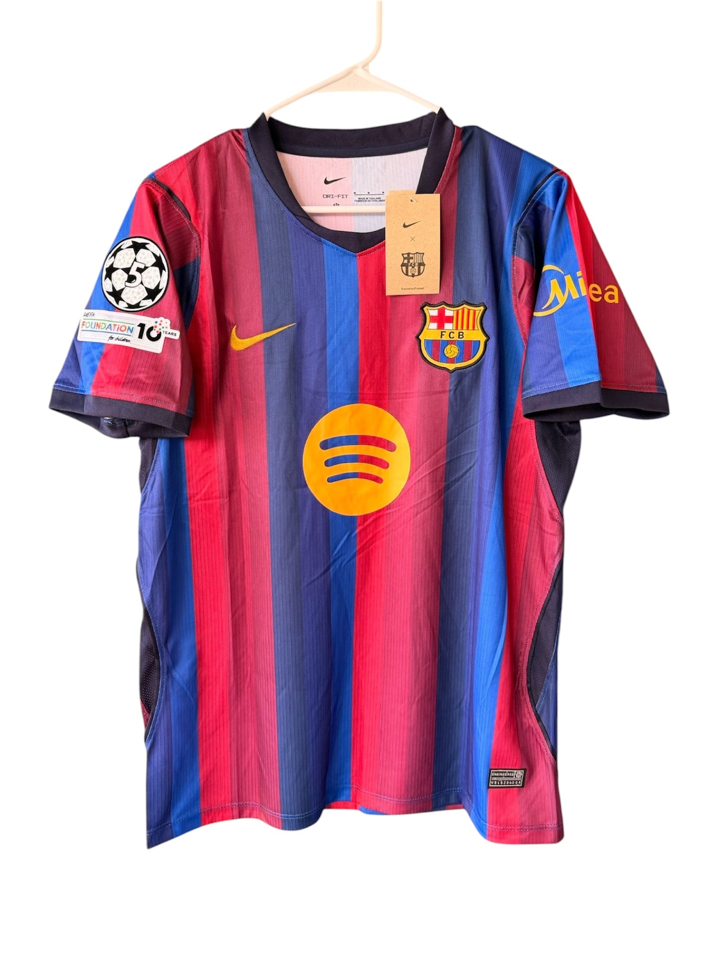 Barcelona Lamine Yamal #10 2026/27 Home Red Blue Soccer Jersey Men