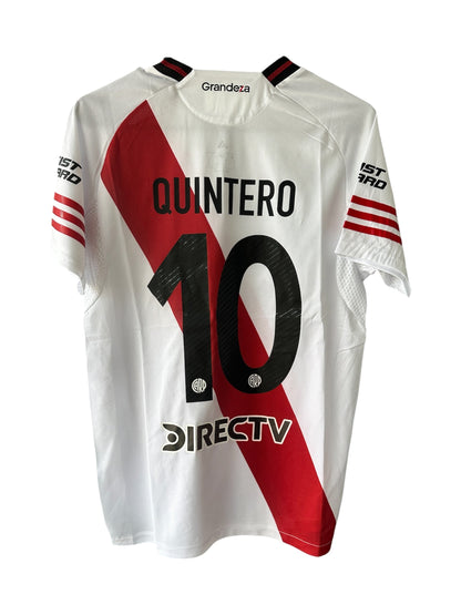 River Plate Juan Quintero #10 Player Version Jersey Home White Men