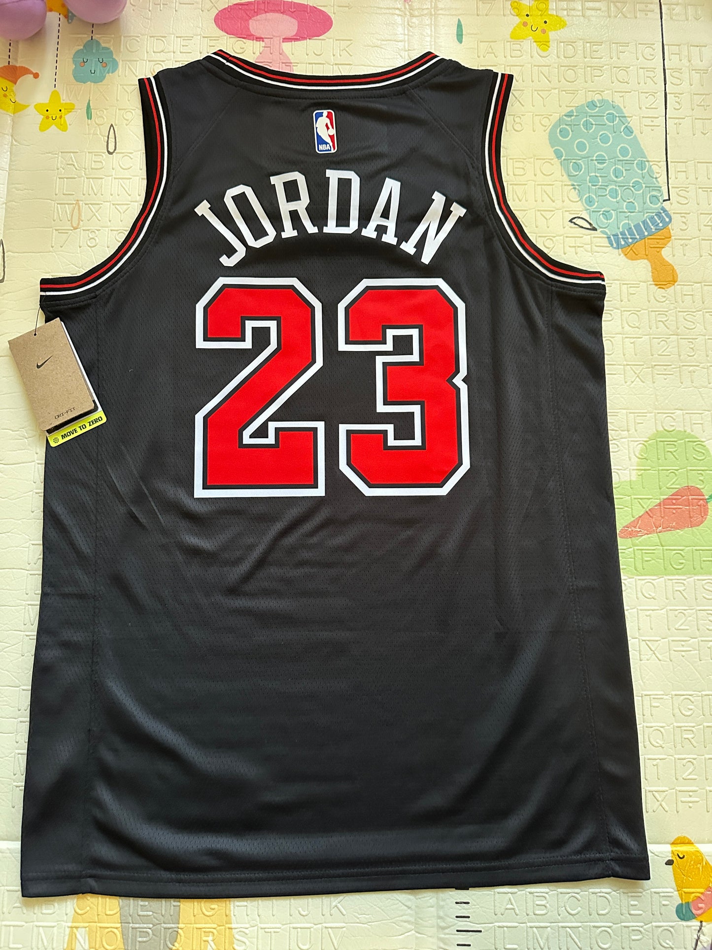 Chicago Michael Jordan #23 Black Retro Basketball Jersey Men Size