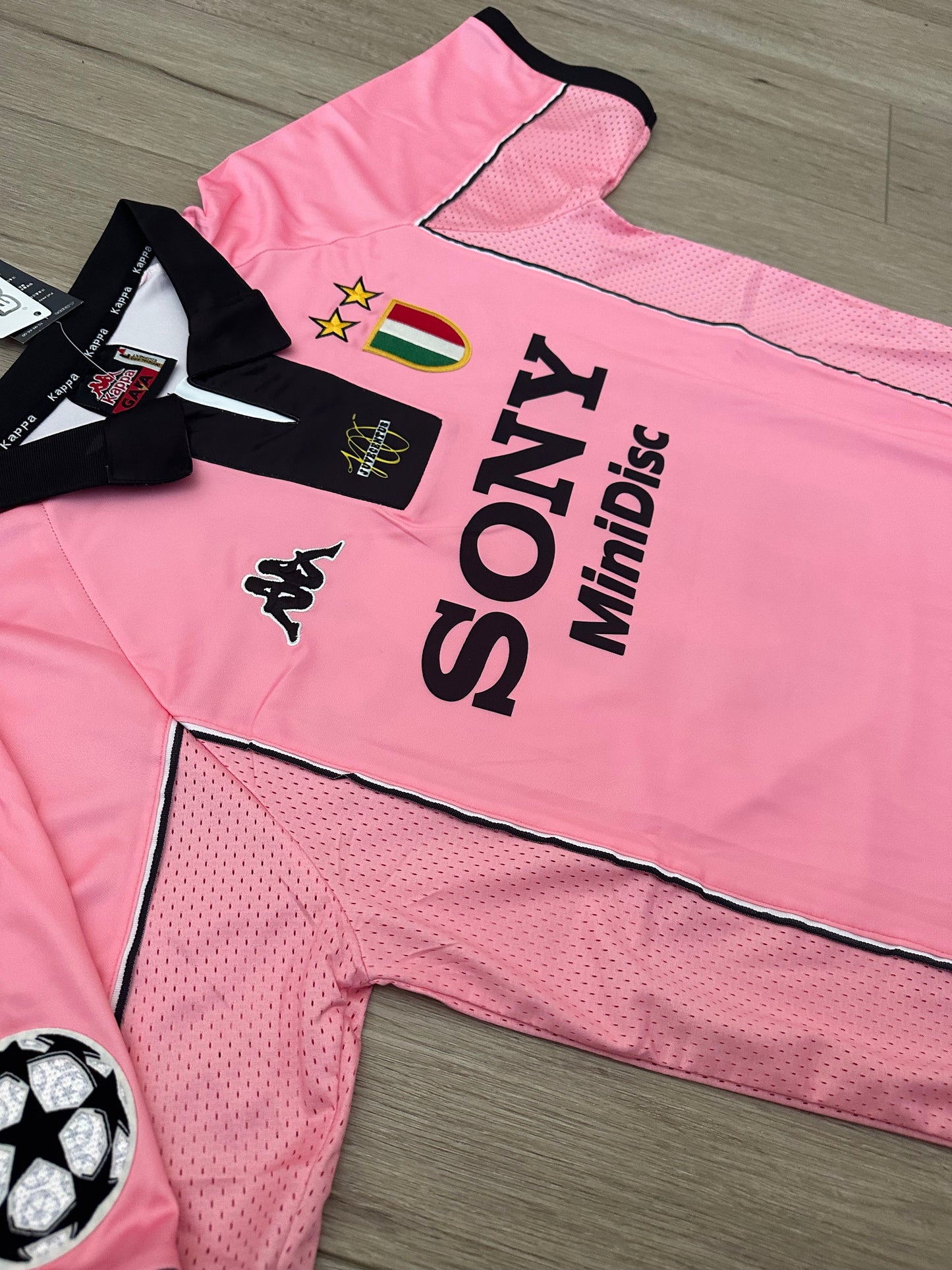 Juventus 97/98 Alessandro Del Piero #10 Retro Pink Soccer Jersey True Size Men