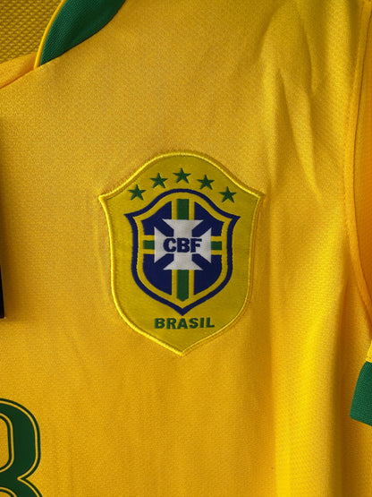 Brazil Soccer Jersey 2006 World Cup Home Yellow – Kaka #8 – Men’s