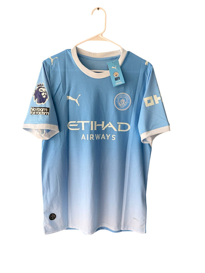 Manchester City Enzo #17 2026/27 Home Sky Blue Soccer Jersey Premier Men Size