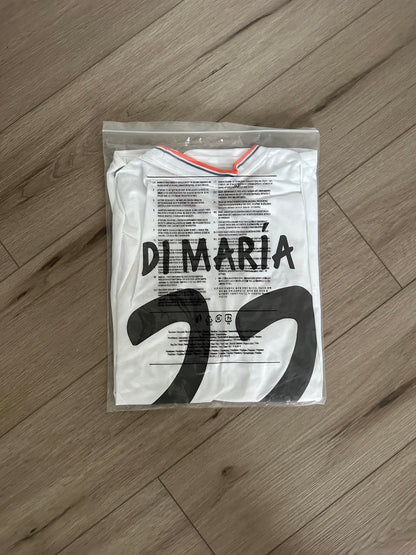 Real Madrid Angel Di Maria #11 2013/14 Home Retro Soccer Jersey Men