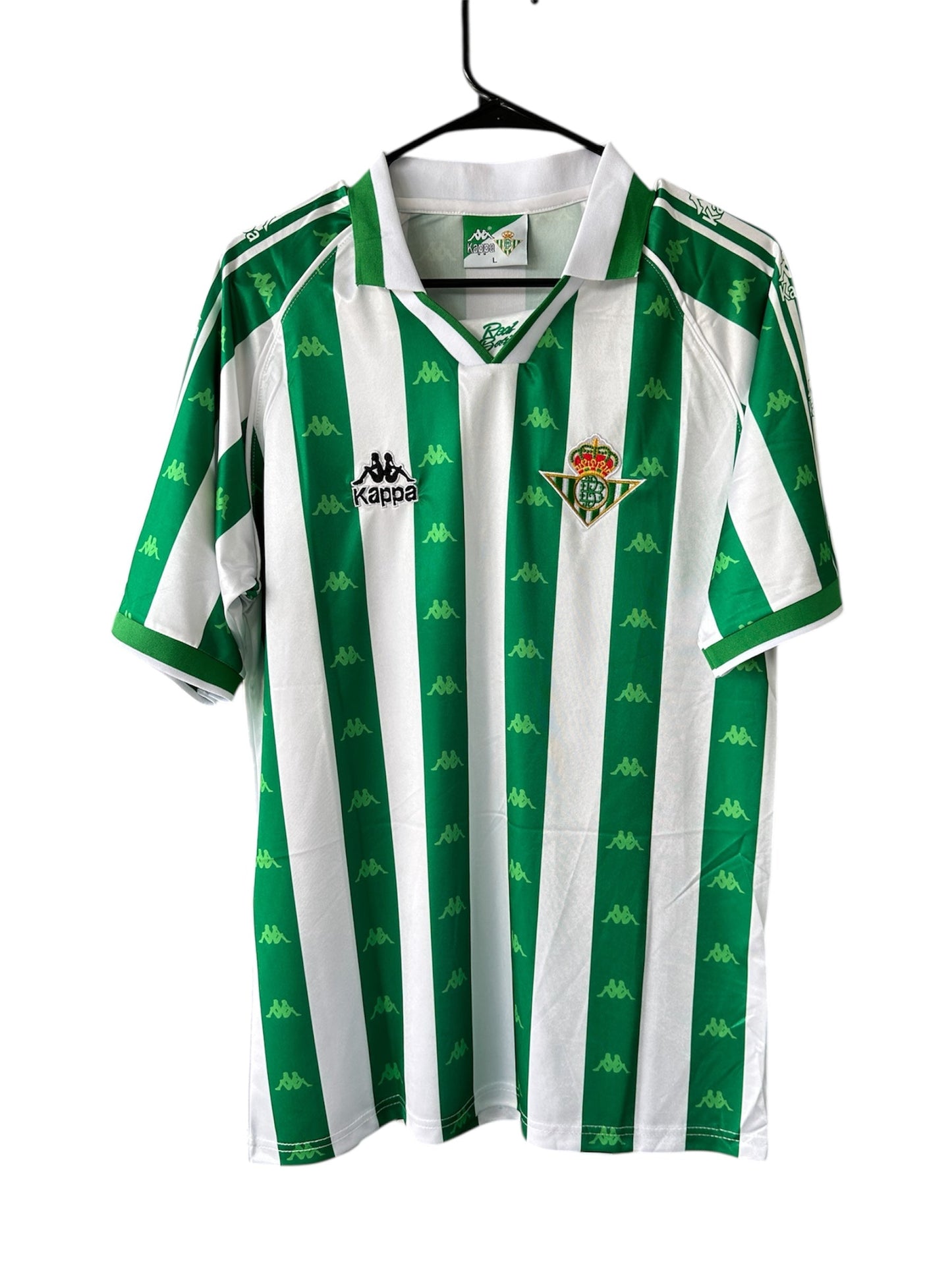 Real Betis Joaquin #27 Retro Soccer Jersey Home Green 95/97 Men size Shirt