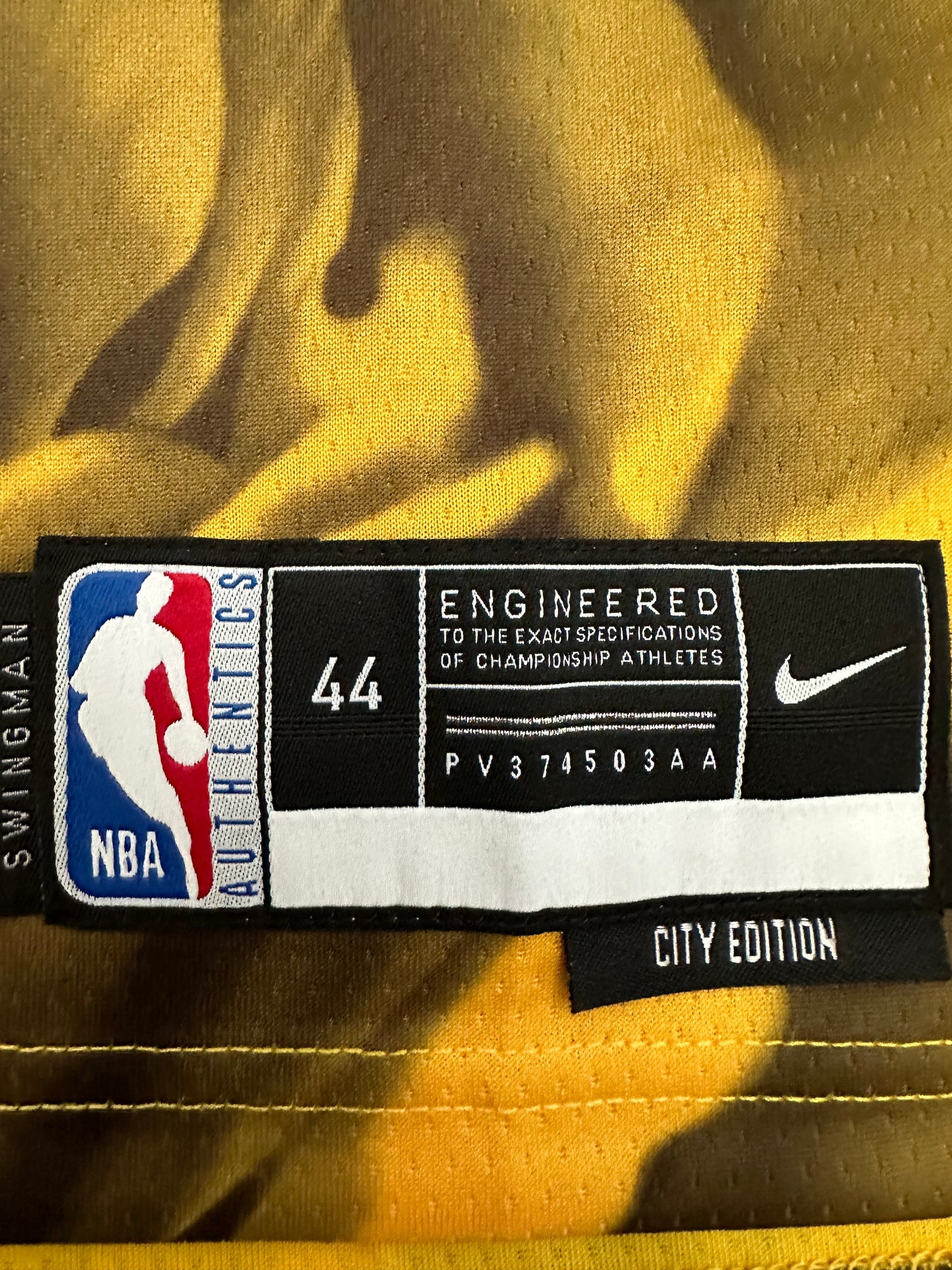 Warriors Stephen Curry #30 City Edition Basketball Jersey Men Size