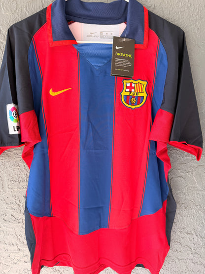 Barcelona Ronaldinho #10 Soccer Jersey Retro Men Size