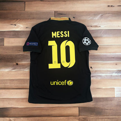 Barcelona Retro Jersey 2013/14 Away Black – Lionel Messi – Men’s Large