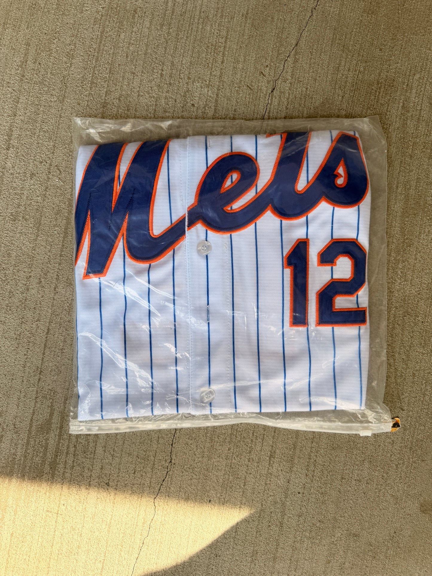 New York Mets Francisco Lindor Baseball Jersey Home White Men Size