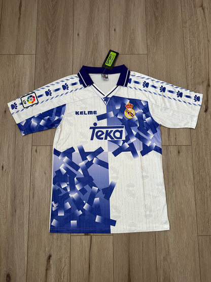 Real Madrid Raul Jersey Retro White