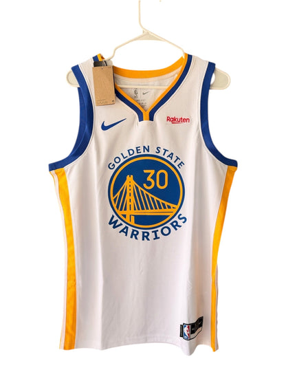 Warriors Stephen Curry #30 White Basketball Jersey Men