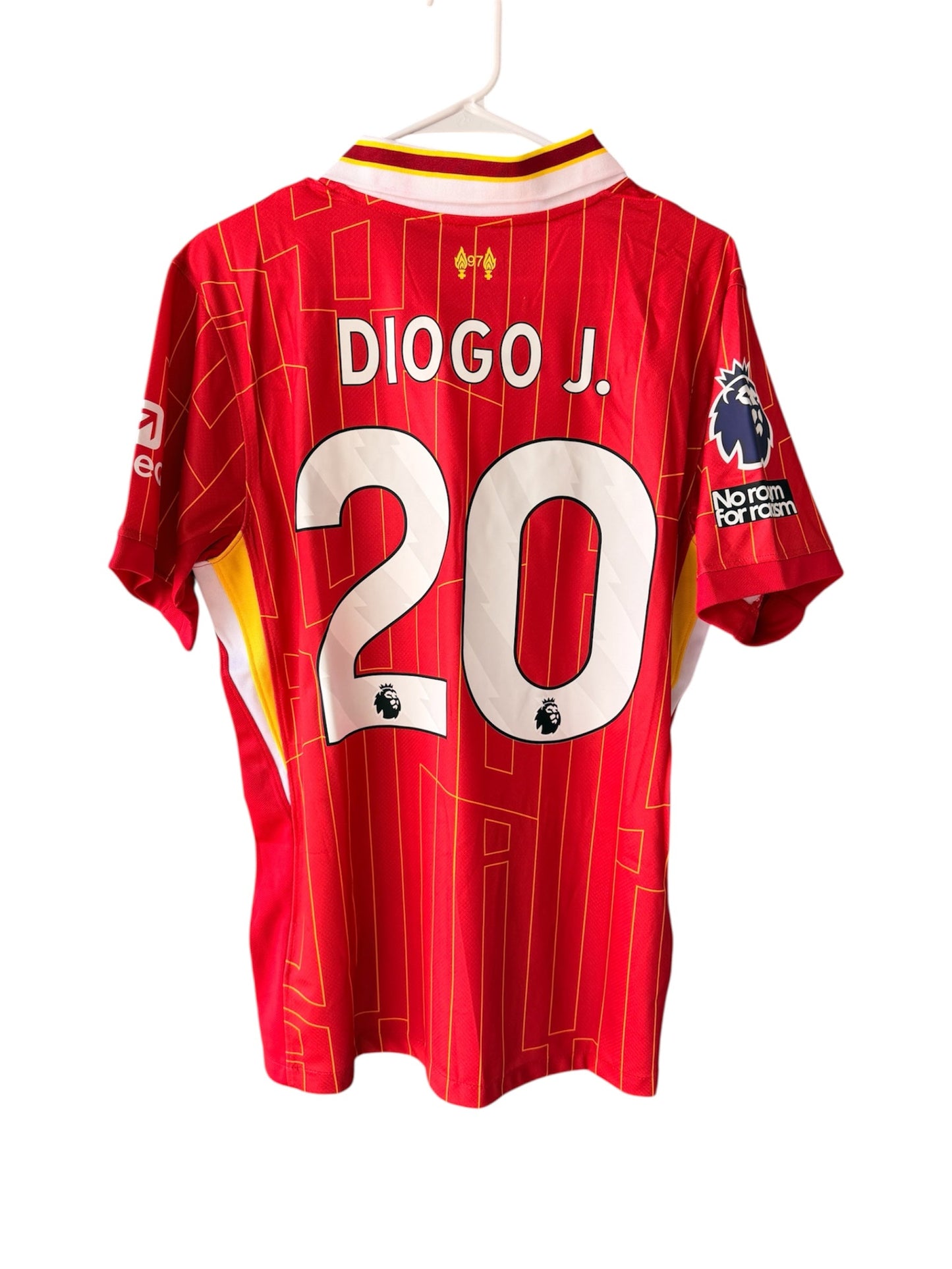 Liverpool 2024/25 Home Soccer Jersey – Diogo Jota #20 – Red – Men’s