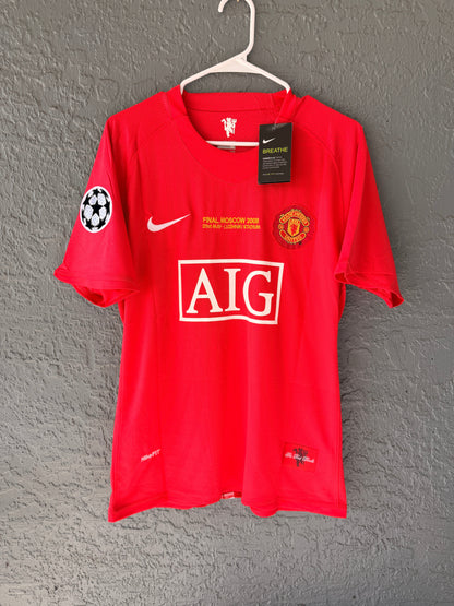 Manchester United Wayne Rooney #10 Retro Soccer Jersey Red Home UCL Final Men