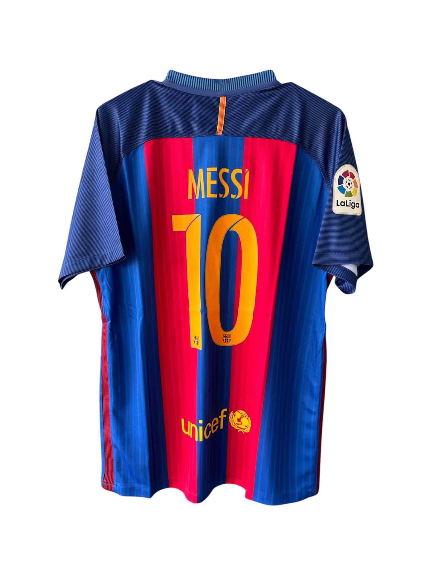 Barcelona 2016/2017 Messi Home Soccer Jersey Men