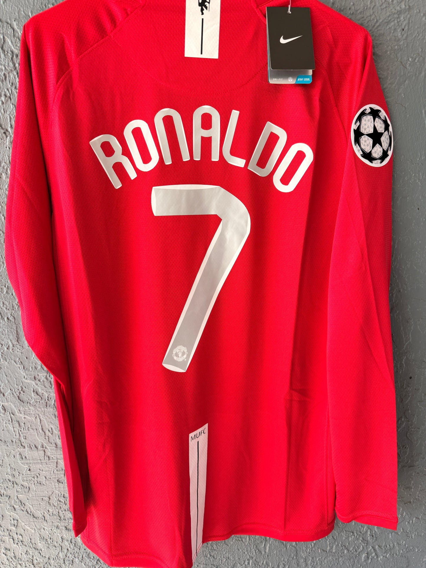 Manchester United 2008 UCL Final Retro Soccer Jersey – Cristiano Ronaldo #7 – Home Red – Men