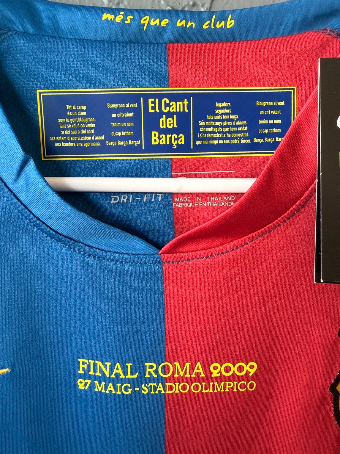 Barcelona Lionel Messi #10 Final 2009 Home Soccer Jersey Regular Men Size
